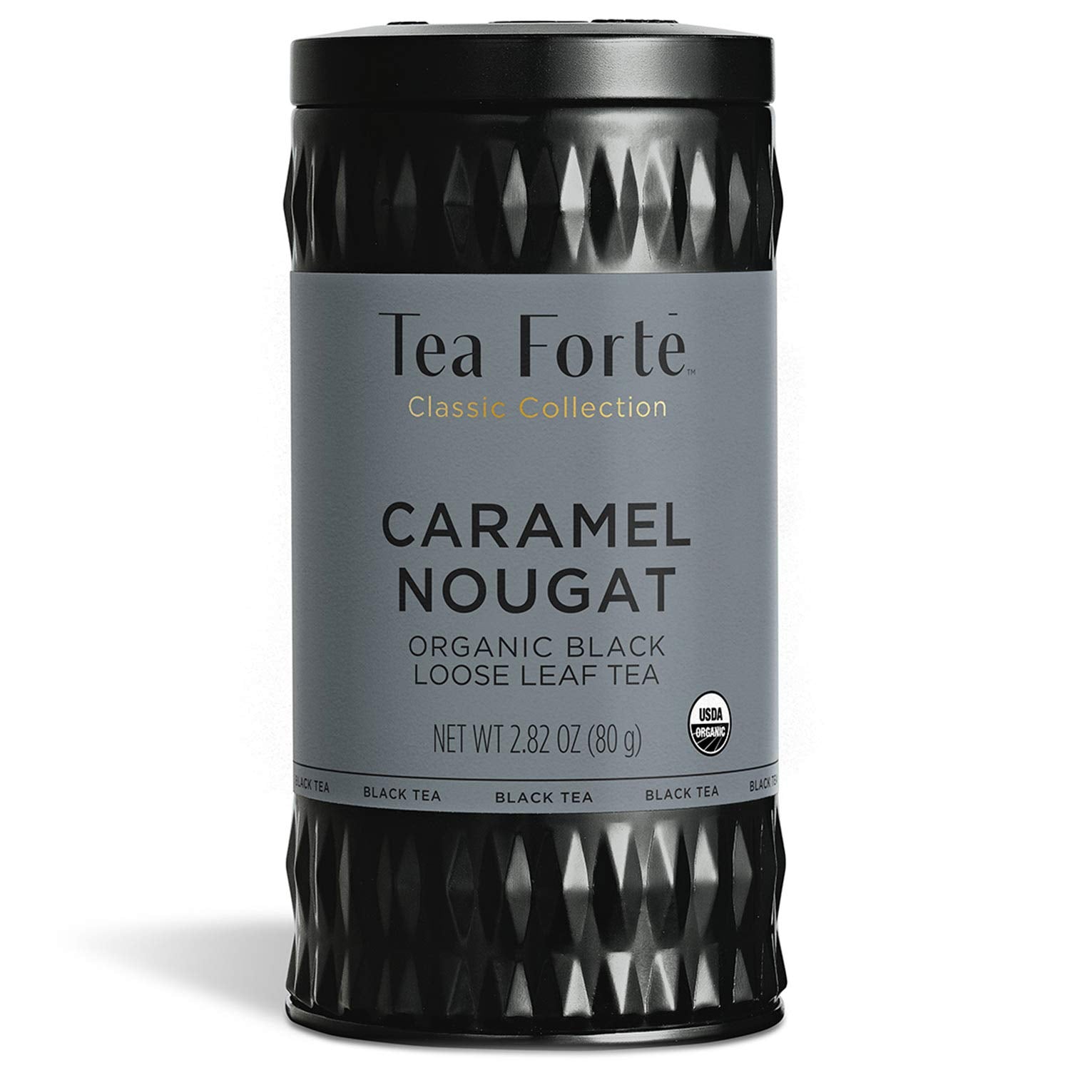 Tea Forte Black Tea, Caramel Nougat, Loose Tea Canister, 2.82 Ounce