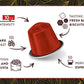 KIMBO Barista Napoli Espresso compact pieces, Nespresso Compatible, Medium Dark Roast, 100 Count