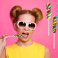The Dreidel Company Twist Rainbow Lollipop, Mixed Fruit Flavor, 3 Inch, Pack of 12, Multi Color