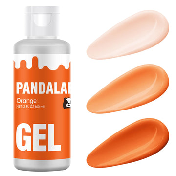 Orange Gel Food Coloring - Pandalab 2 Ounce High Concentrated Food Dye for Baking, Cake, Cookie, Fondant, Icing, Easter Egg, Mac