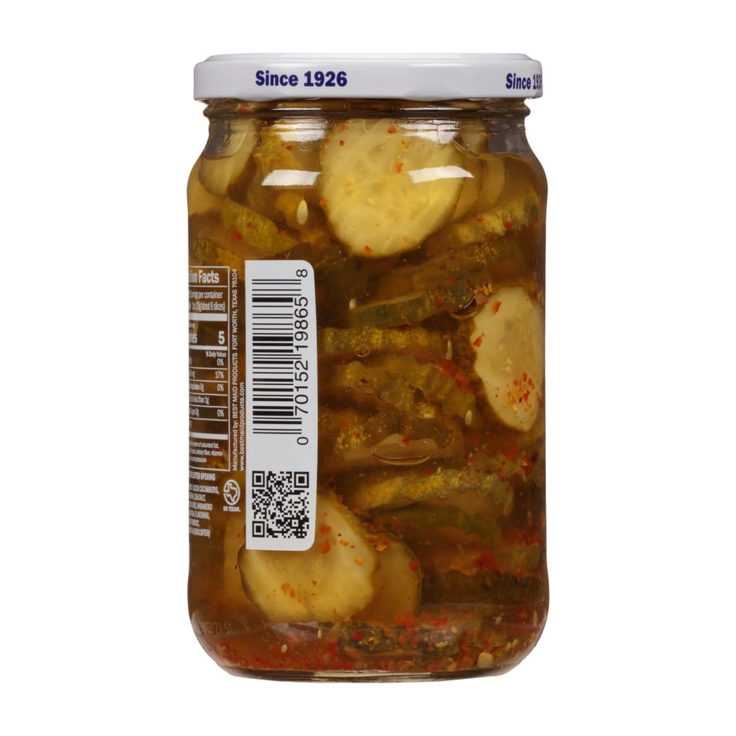 Best Maid Products 24oz Glass Jars - Dill, Kosher, Hamburger Slices, Garlic Bites, Habanero Chips & Xtreme Hot Pickles (2 Pack)