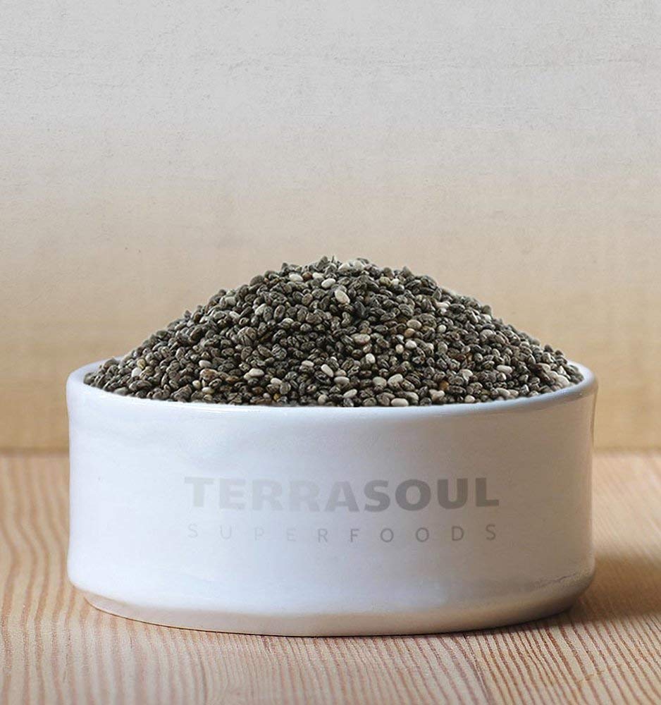 Terrasoul Superfoods Organic Black Chia Seeds, 2.5 lbs, Nutrient-Packed Superfood for Energy, Puddings & Smoothies