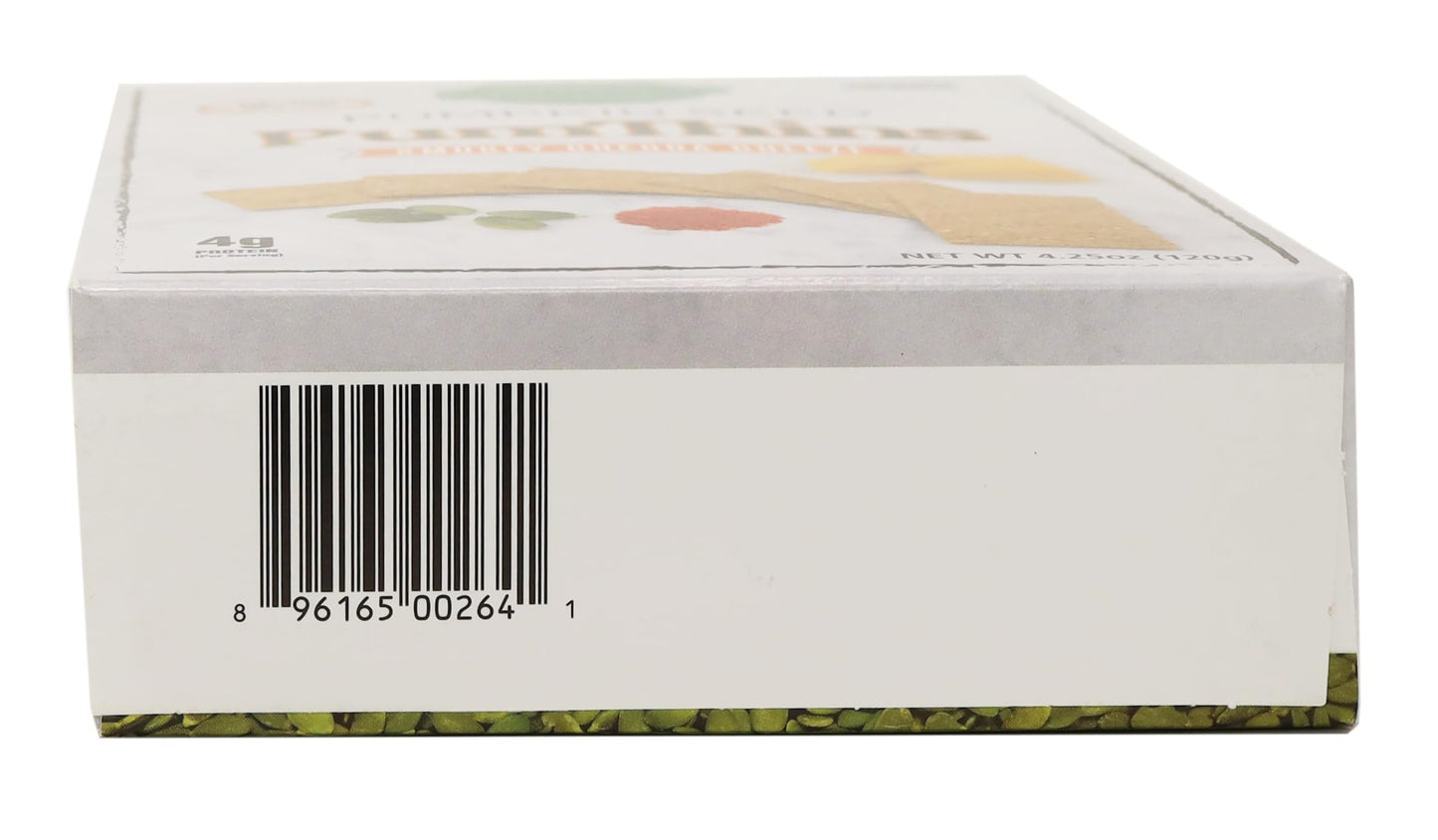 Pumthins Smokey Chedda Cheeze Crackers- 4.25 Ounce (3 Pack) Gluten Free Paleo Friendly Healthy Snacks Pumpkin Seeds Pumfu Foodie