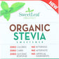 Sweetleaf Organic Stevia Powder Packets - Zero Calorie Sweetener With Stevia Leaf Extract, No Artificial Sweetener Additive, Sugar Free, Keto Friendly, Non Gmo, Gluten Free - 35 Packets (Pack Of 1)