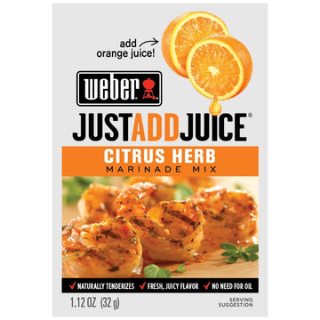Weber Citrus Herb Marinade Mix 1.12 oz. Packets (4 Pack) Just Add Juice!