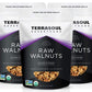 Terrasoul Superfoods Organic Raw Walnuts, Chandler Variety, 1 Lb (Pack of 3)