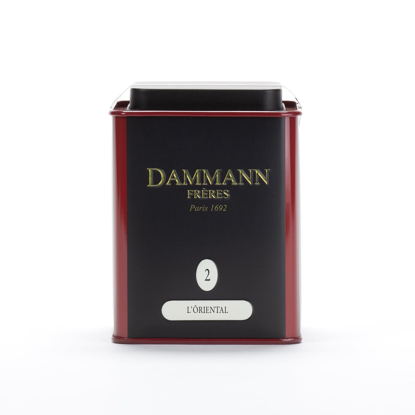 Dammann Freres Loose Leaf, L'Riental, Premium Gourmet French Green Tea, Blend Passionfruit, Peach, Strawberry Flavors, 3.52 Ounc