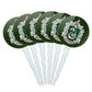 GRAPHICS & MORE Slytherin Cupcake Picks Set of 6 - Multi Color, Round, Ideal for Harry Potter Themed Parties