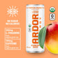 ARDOR ENERGY Sparkling Water Tropical Mango, 12 Fl Oz (Pack of 12), 100mg Organic Caffeine, No Sugar, Vegan, Gluten Free