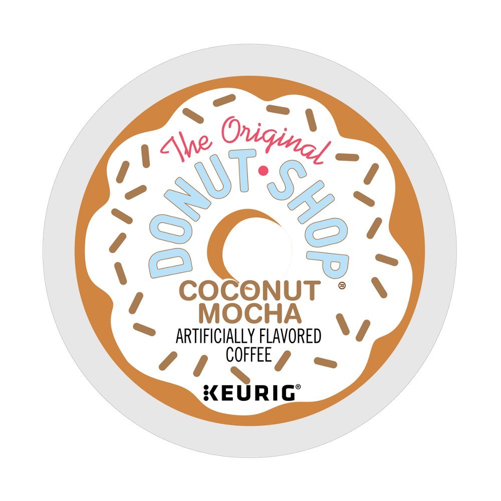 Keurig Donut Shop Coconut Mocha K-Cups, 72 Count Pack, Coffee Pods