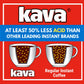 Kava Instant Coffee, Reduced Acid, 4 Oz Jars, Pack of 6