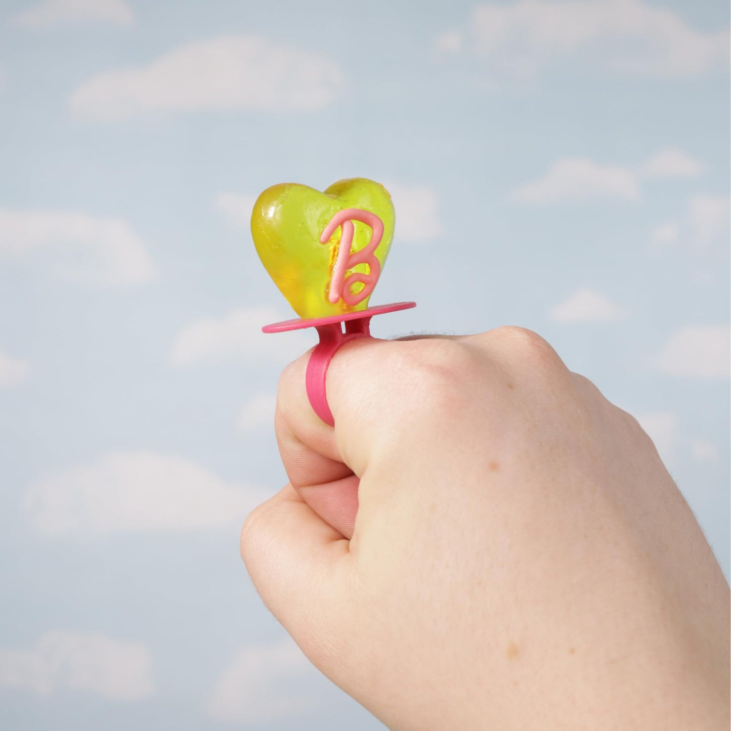 Imaginings 3 Barbie Party Favors, Individually Wrapped Lollipop Rings, Fruit Flavored Basket Filler Candy Suckers, Box Of 18