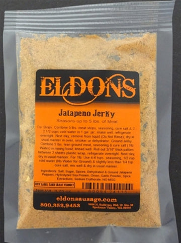 Jerky Seasoning Spice With Cure Seasons 5 Pounds Each - Your Choice Of Flavor (Jalapeno)
