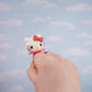 Galerie Hello Kitty Lollipop Rings, Strawberry And Fruit Punch Flavored, Individually Wrapped Candy Basket Fillers Box Of 18