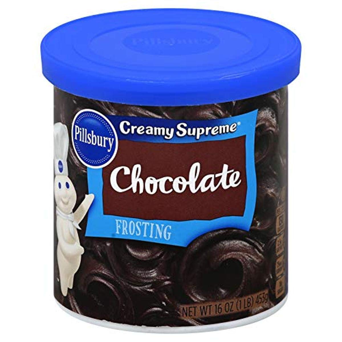 Pillsbury Creamy Supreme Chocolate Frosting, 16-Ounce, Pack of 8