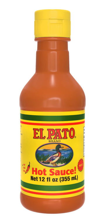 El Pato Hot Sauce Authentic Mexican Salsa Picante Red Spicy Sauce, 12 fl oz