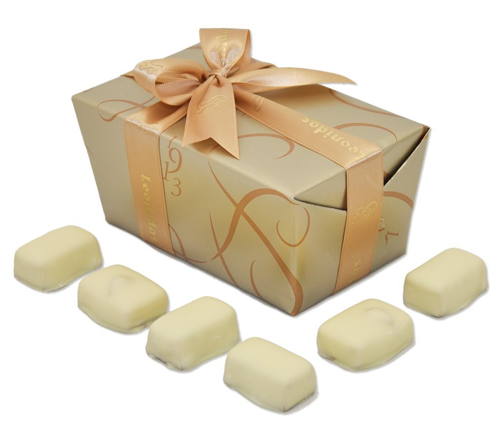 Leonidas Belgian Chocolates: 1 lb Signature Manon Caf   & Manon Blanc Ballotin