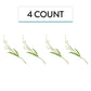 Global Sugar Art Lily Of The Valley Sugar Cake Flowers Spray White, 4 Count By Chef Alan Tetreault
