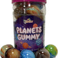 Apexy Mixed Planets Gummy Candy With Fruity Liquid Center Fat Free Fun & Delicious Space- Themed Treats Great For Halloween, Birthday, Trick Or Treat, Party 11.42Oz