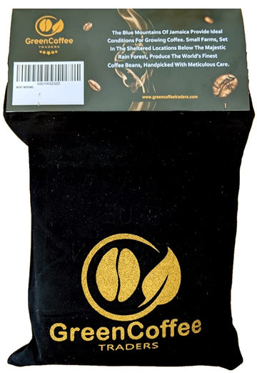 Green Coffee Traders 1Lb. 100% Jamaica Jamaican Blue Mountain Roasted Coffee - City Roast, 1Lb Bag