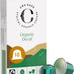 Cru Kafe Decaf USDA Organic Espresso Coffee Capsules (10 Pods) Fairtrade Coffee Pods Compatible with Nespresso Original Line and Pixie Machines