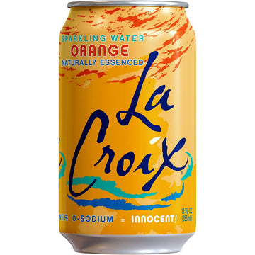 LaCroix Sparkling Water, Orange, 12 Fl Oz (Pack of 12), Naturally Essenced, 0 Calories, 0 Sweeteners, 0 Sodium