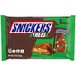 Mars SNICKERS Christmas Chocolate Candy Bars, Milk Chocolate, Full Size, Brown, Individually Wrapped, 6 Count