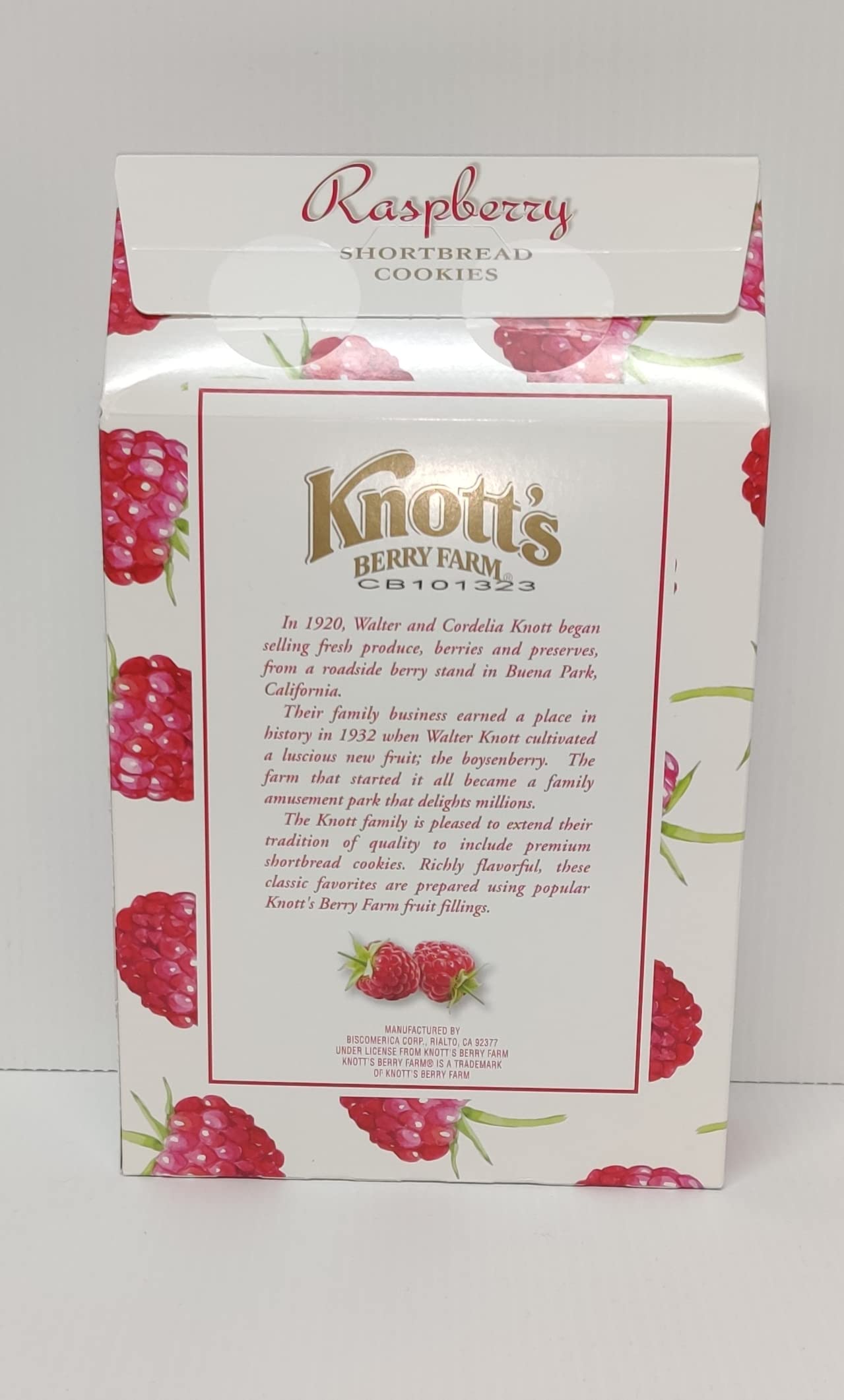 Knott'S Berry Farm Shortbread Cookies (Raspberry, 16 Oz)