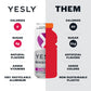Yesly Functional Water, Black Cherry, Naturally Flavored Still Water with Electrolytes, Magnesium, Potassium, Vitamin C, B6 & B1