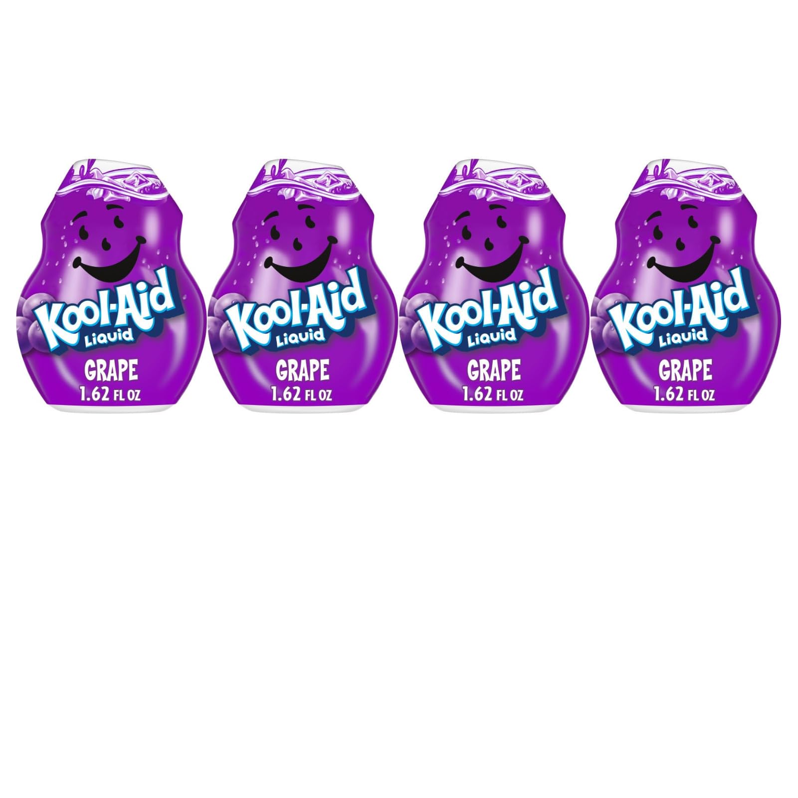 Kool-Aid Soft Drink Mixed Variation (1.62 Fl Oz (Pack of 4), Grape)