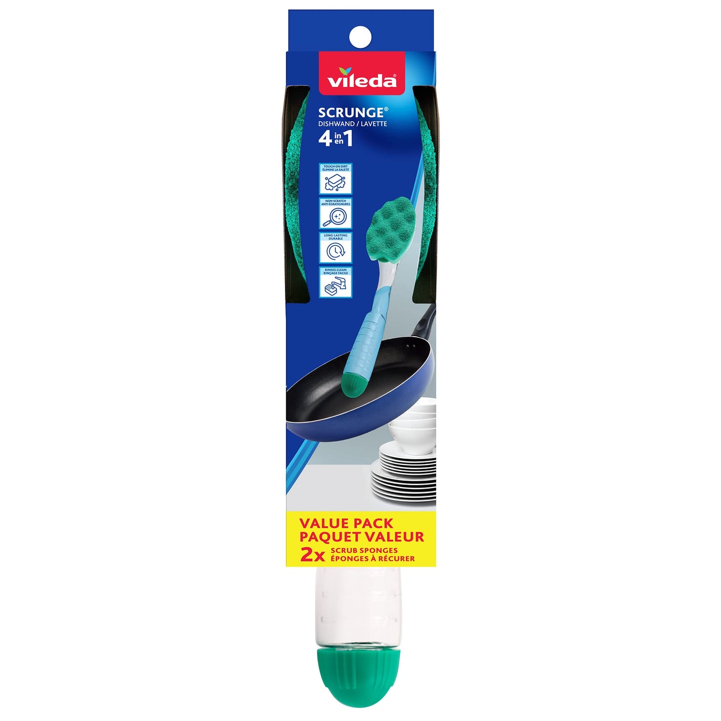 Scrunge Sponge Dish Wand/Scrub Brush