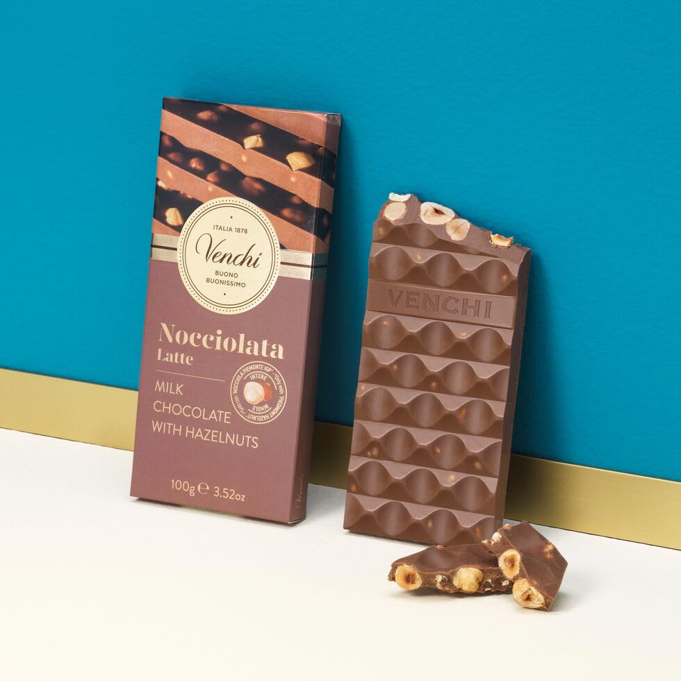 Venchi Nocciolata Milk Chocolate Hazelnut Bar 3.52oz