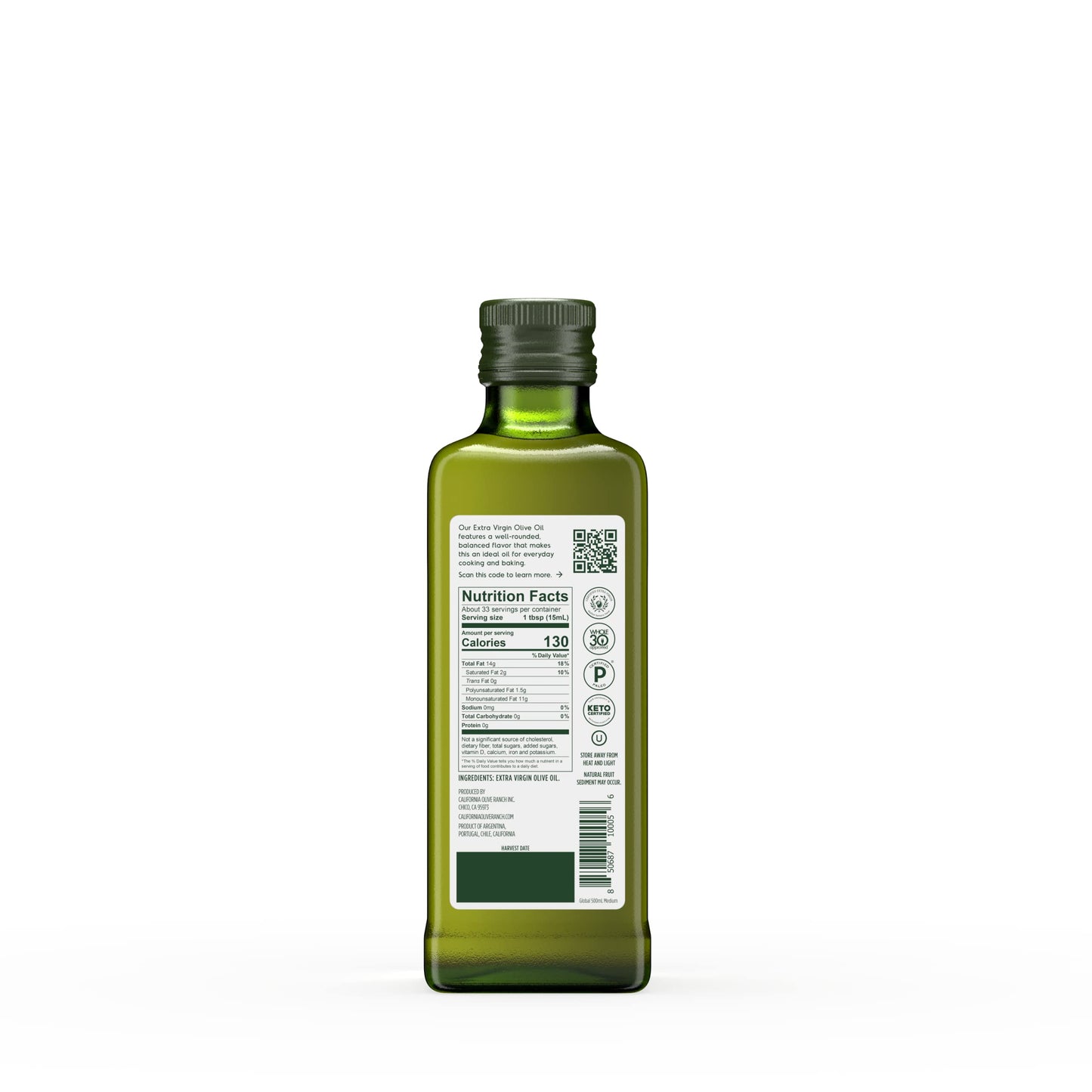 California Olive Ranch Everyday Extra Virgin Olive Oil - 16.9 Oz Each (Pack Of 2)