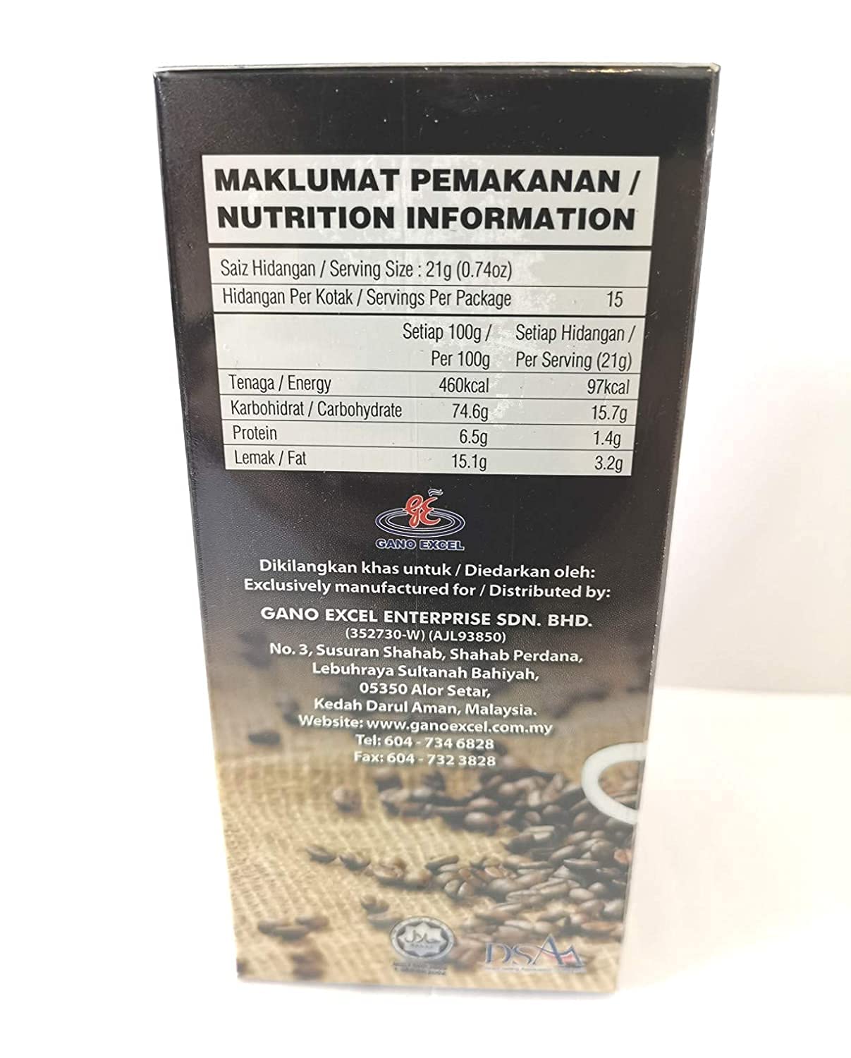 Gano Excel Cafe 3In1 Coffee Ganoderma 10 Box
