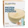 WonderSlim Instant Mashed Potatoes, Garlic, 11g Protein, Low Fat, Gluten Free (7ct)
