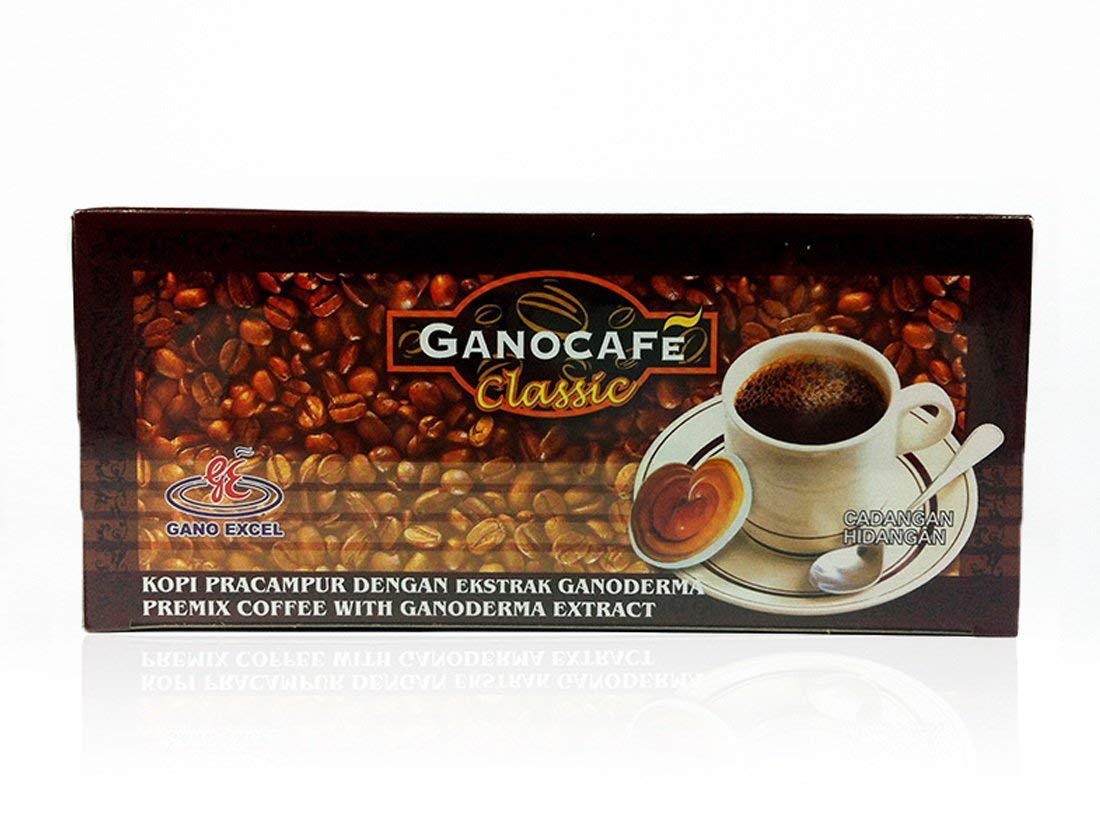 Gano Excel Medium Roast Ganocafe Classic Ganoderma Coffee 90 Sachets (Pack Of 3)