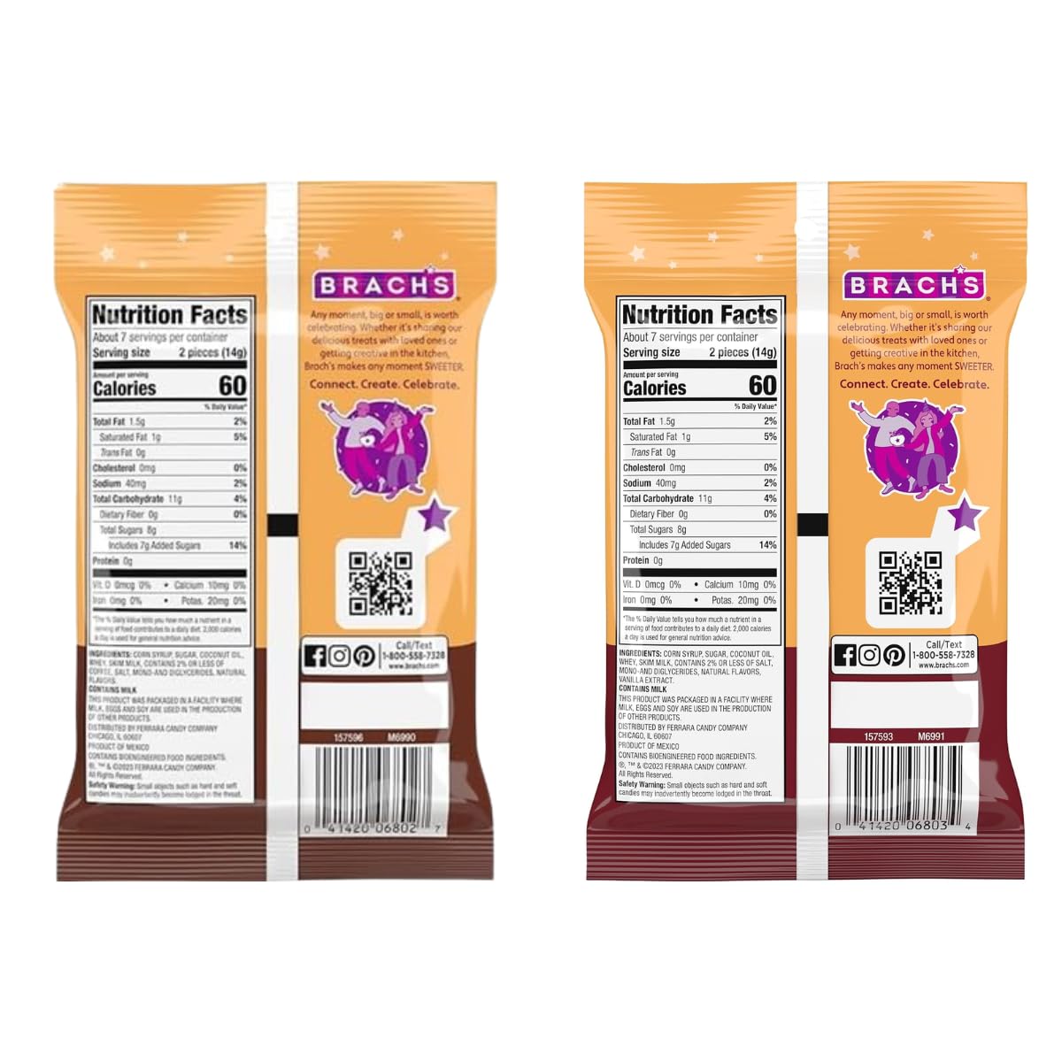 Nips Caramel And Coffee Candies Peg (3.25Oz/Pack Of 2)