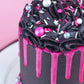 Sweets &   Boutique Minnie Mouse Sprinkles, Edible Cake Decorations, 4 oz, Pink and Black, Jimmies and Pearls