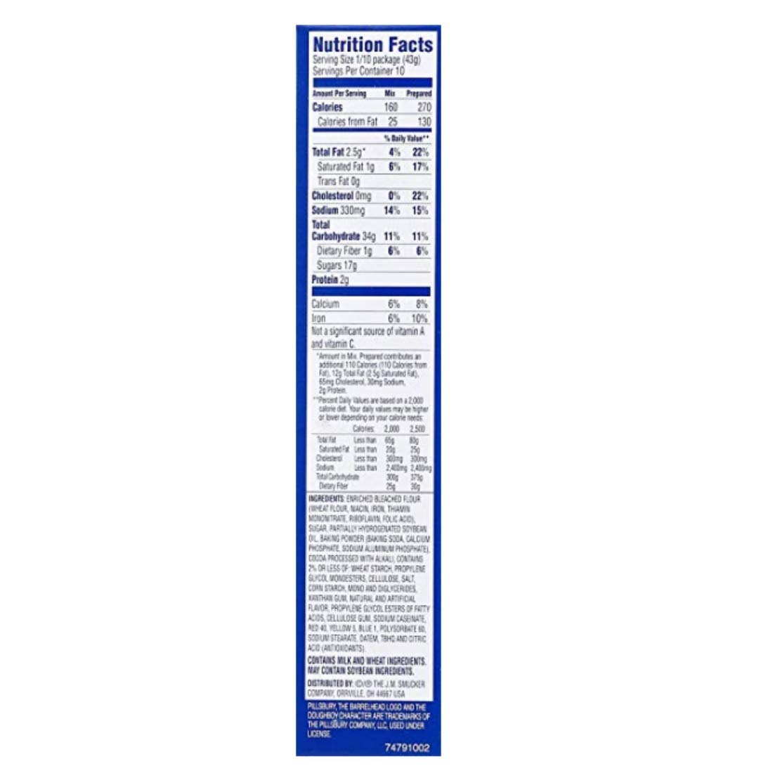 Pillsbury Traditional Chocolate Cake Mix 15.25 Oz (Pack Of 2)