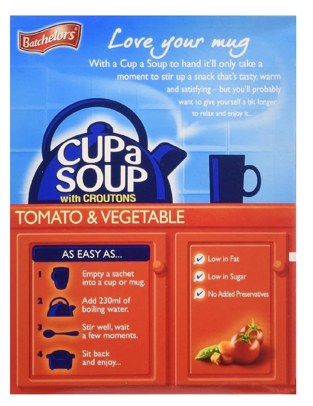 Batchelors Cup A Soup Tomato & Vegetable