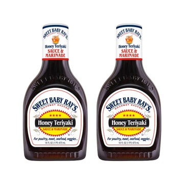 Sweet Baby Ray'S Honey Teriyaki Sauce And Marinade 16 Fl Oz (Pack Of 2)