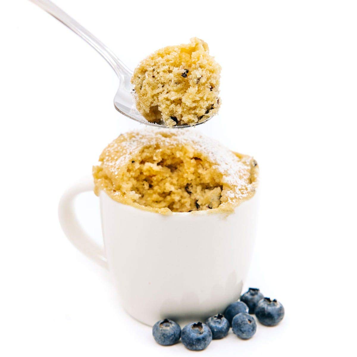 Wonderslim Protein Mug Cake, Blueberry, 15G Protein, 2G Sugar, 7G Fiber (7Ct)