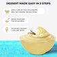 Instant Vanilla Pudding Mix - All Natural Vanilla Pudding Mix By Garden Desserts | Quick Vegan Dessert, Gluten Free, Kosher 4 Oz