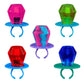 Ring Pop Individually Wrapped Bulk Lollipop Variety Party Pack - 24 Count Lollipop Suckers w/ Assorted Flavors - Fun Candy for H