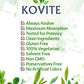 Kovite Fenugreek compact pieces - 90 Vegetarian compact pieces - 600 mg Organic Fenugreek Seed Powder