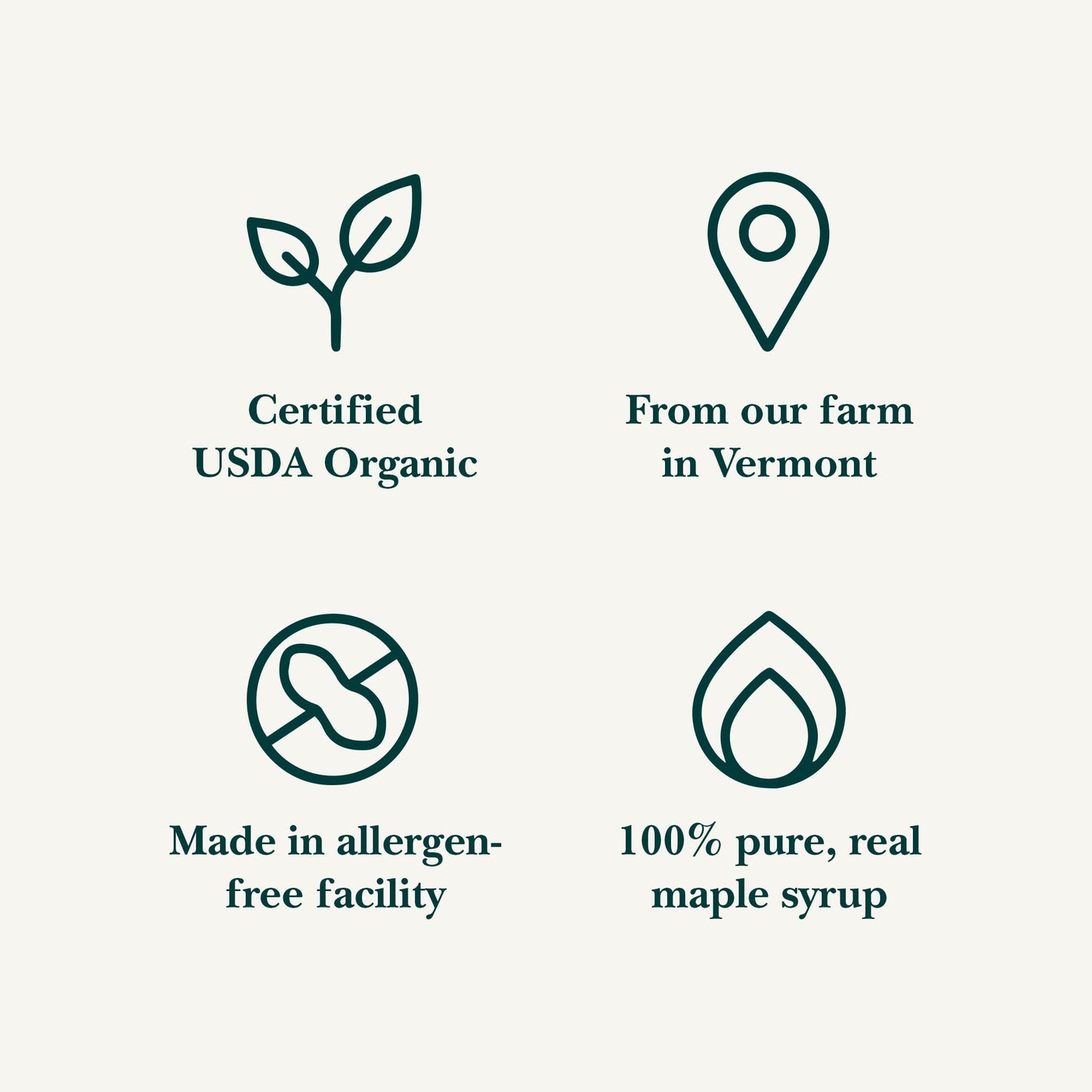 Vermont Maple Syrup - 64 oz Grade A  Amber Rich Organic Maple Syrup - 100% Pure and Authentic Maple Syrup for Pancakes  Waffles and More - Nut free  Gluten Free  Vegan  Paleo