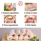 Tanisa 2 Packs, 76 Sheets Organic Spring Roll Rice Paper Wrapper For Fresh Roll (22Cm, Round, 12 Oz/Pack), Non Gmo, Gluten Free,
