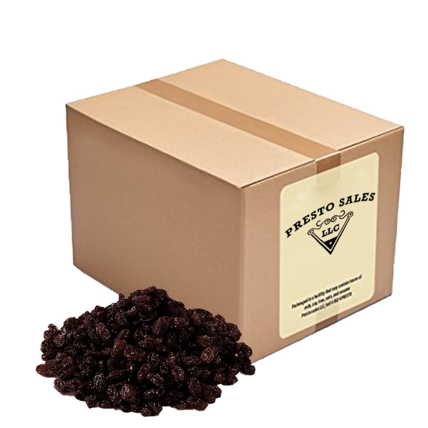 Presto Sales Raisins, Thomson Select South Africa Seedless Packaged in a 10 lbs. (160 oz) Bag, Great Trace Mineral, Kids and Adu
