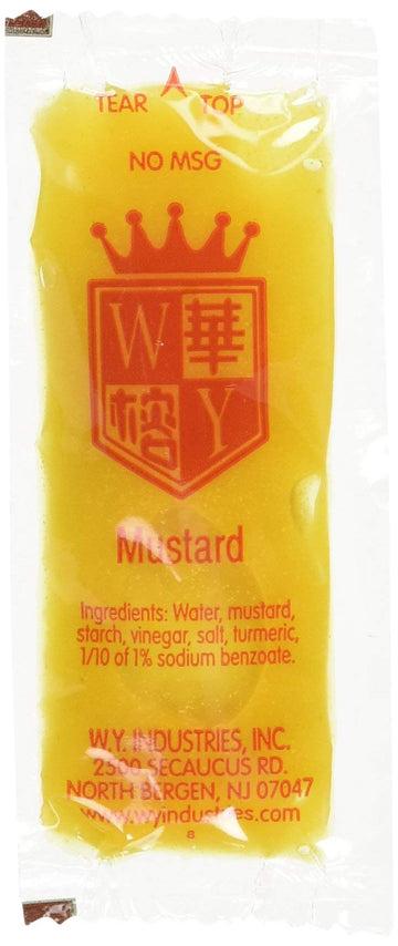W.Y. Industries 200 Packets Chinese Yellow Mustard - Set Of 4