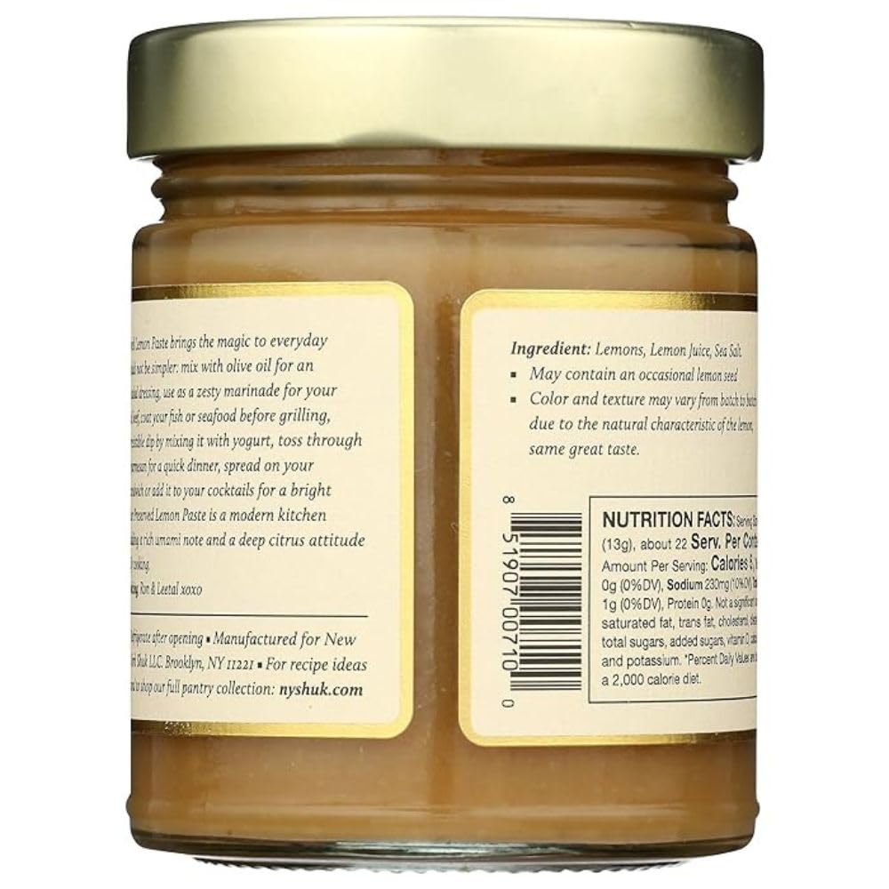 New York Shuk Preserved Lemon Paste - 10.5 Ounce (Pack of 1)